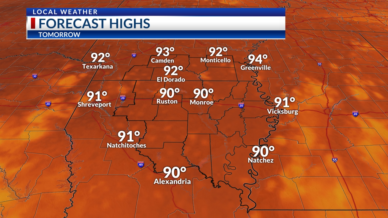 Tomorrow's Highs