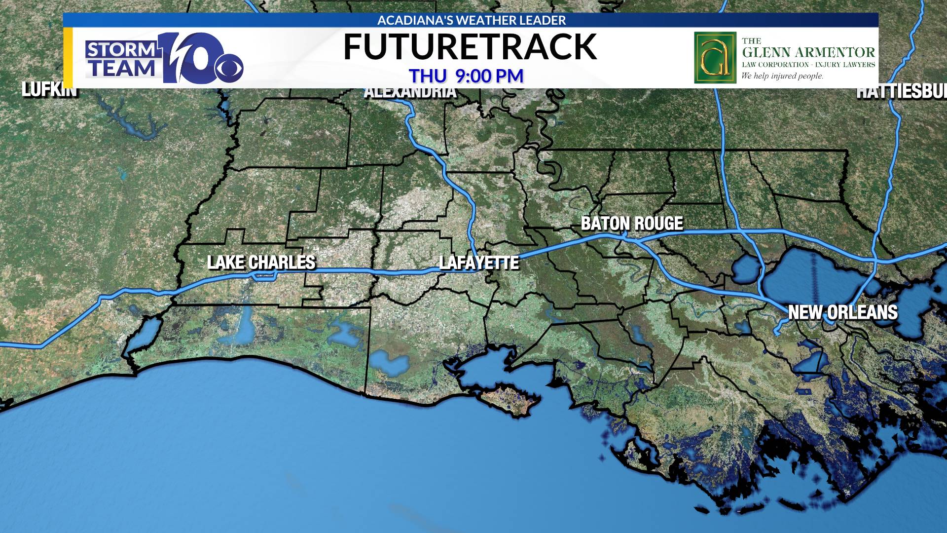 Lafayette & Acadiana Radar, Live Doppler Radar & Weather