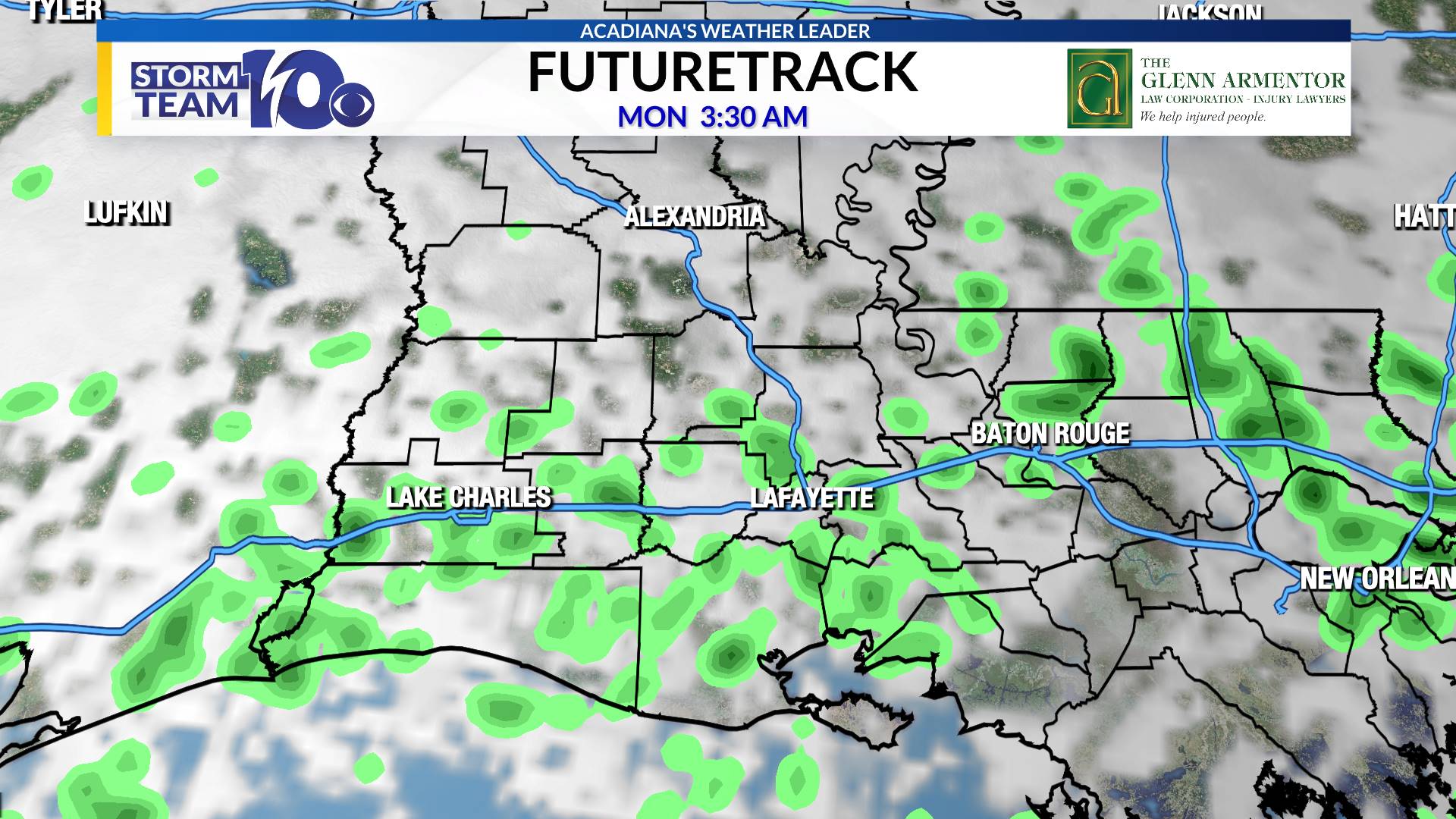 Lafayette & Acadiana Radar, Live Doppler Radar & Weather