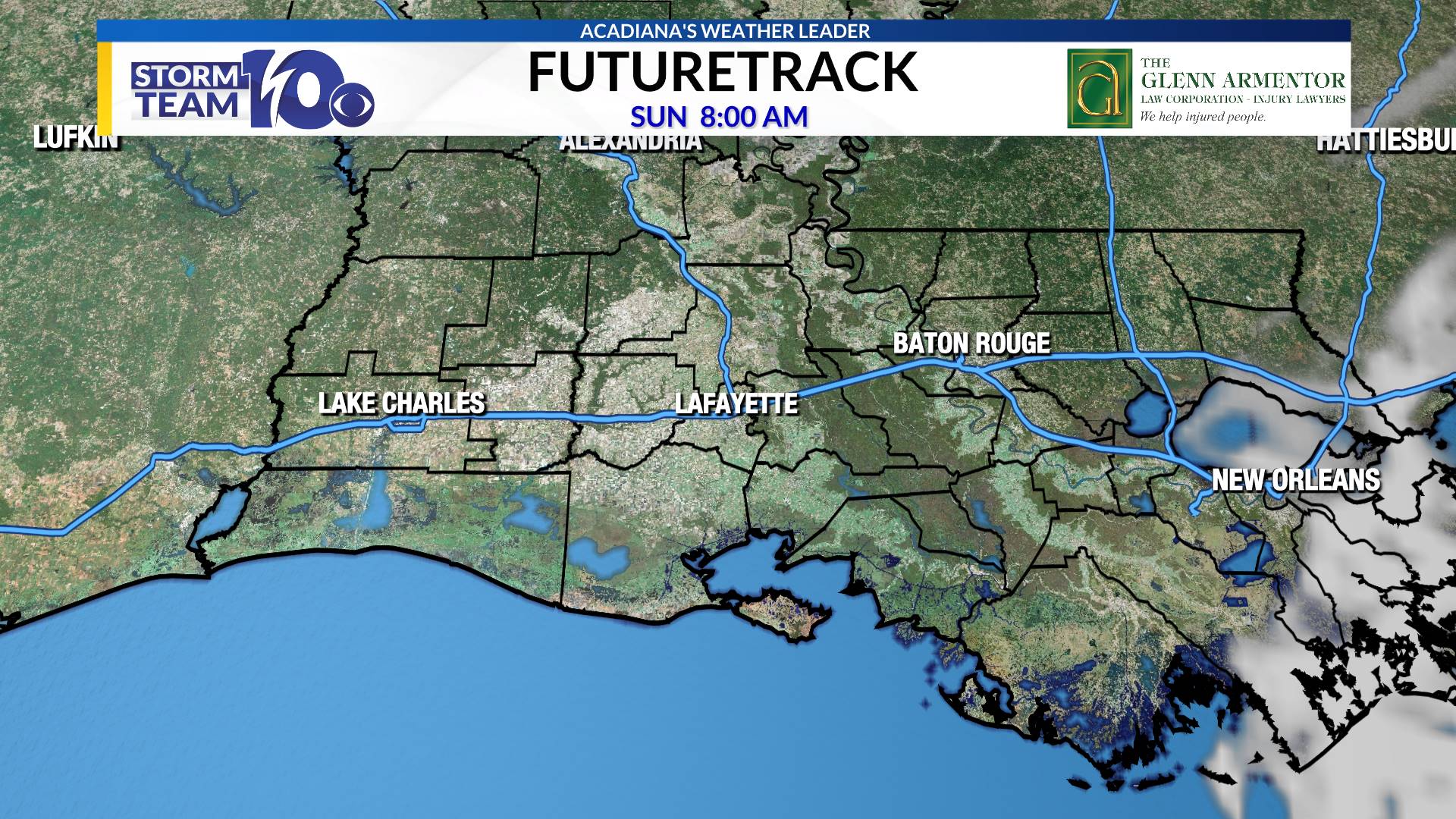 Lafayette & Acadiana Radar, Live Doppler Radar & Weather