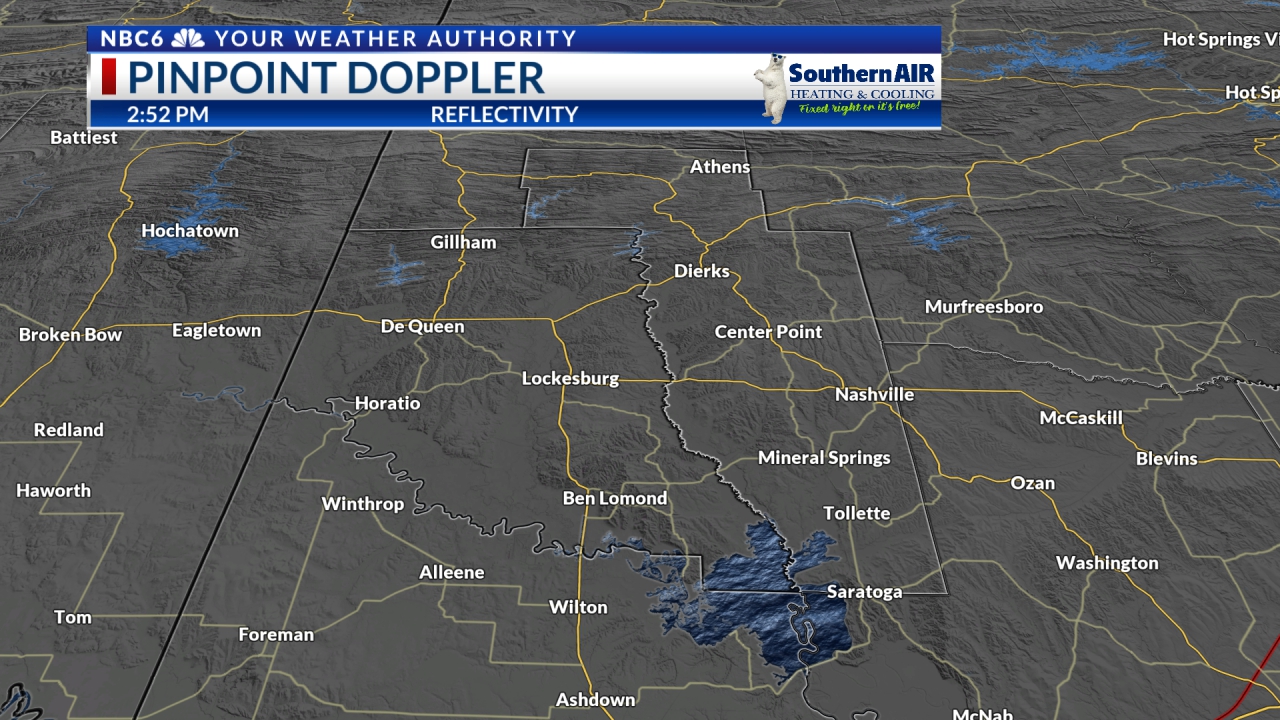 Pinpoint Doppler Sevier & Howard counties