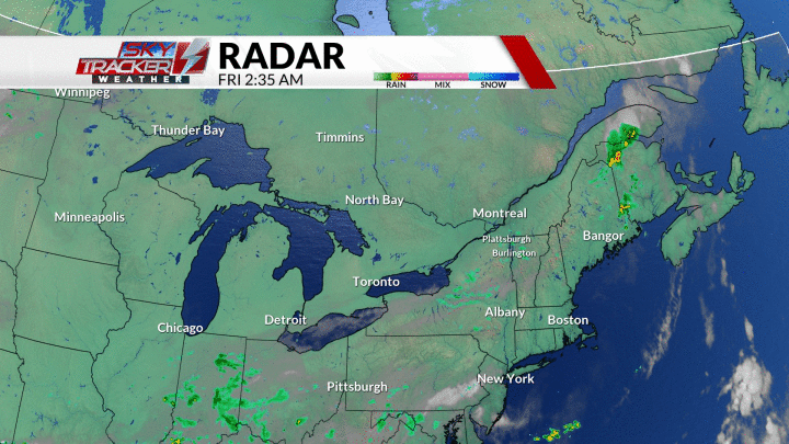 Great Lakes Satellite Radar