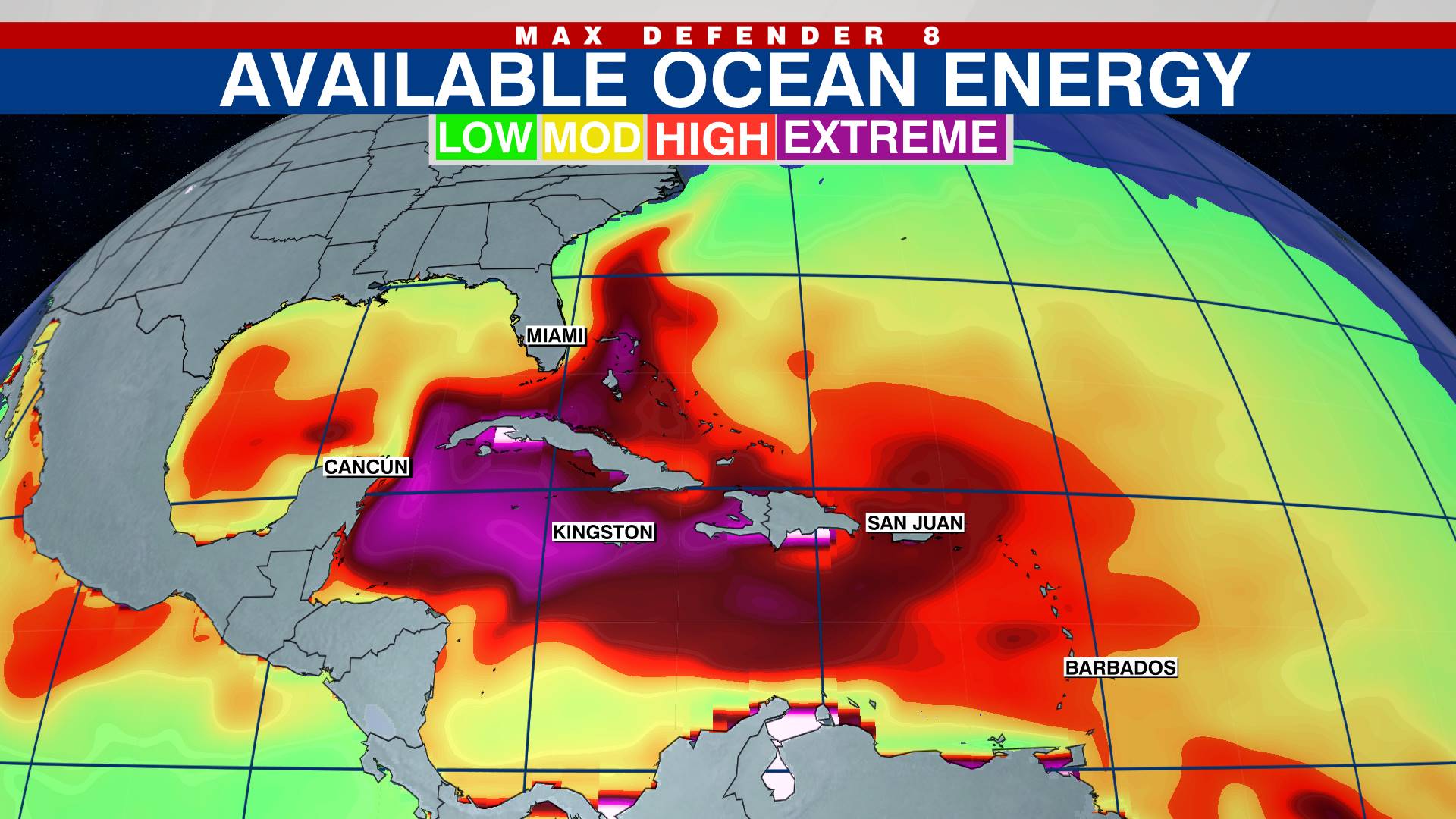 Ocean heat content