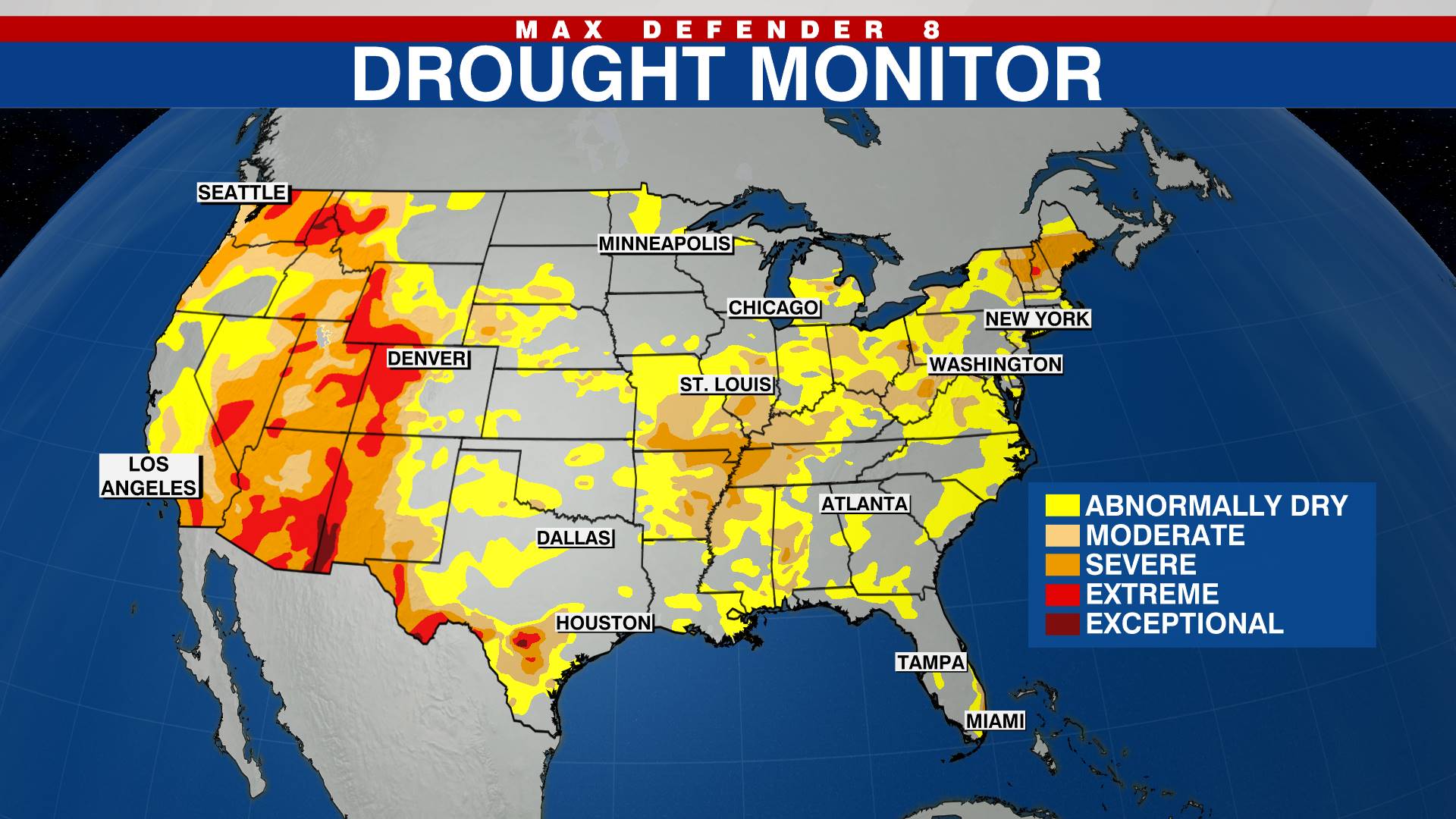 US Drought monitor