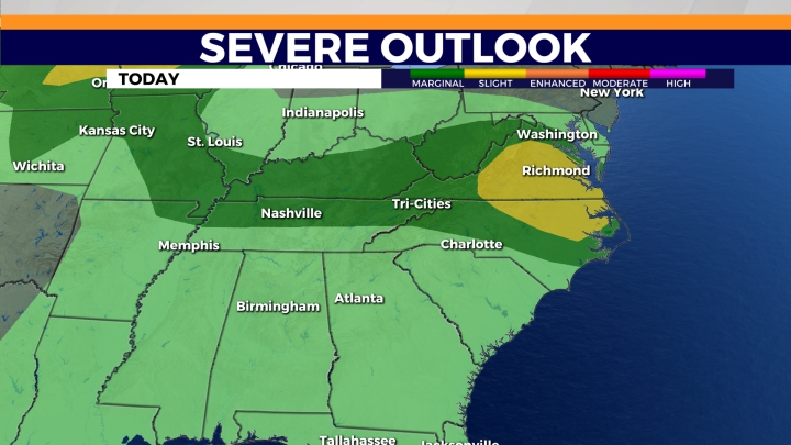 Severe Outlook - Today