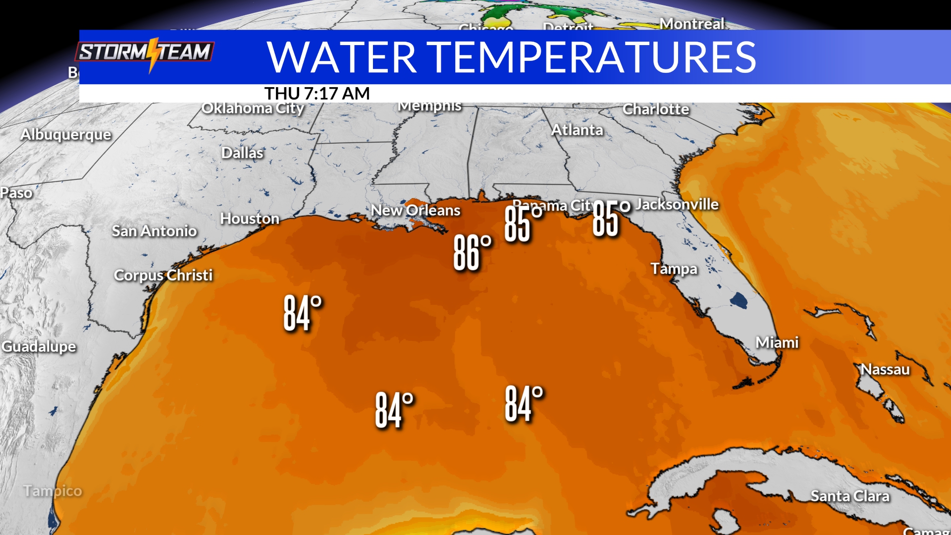 Gulf Water Temps