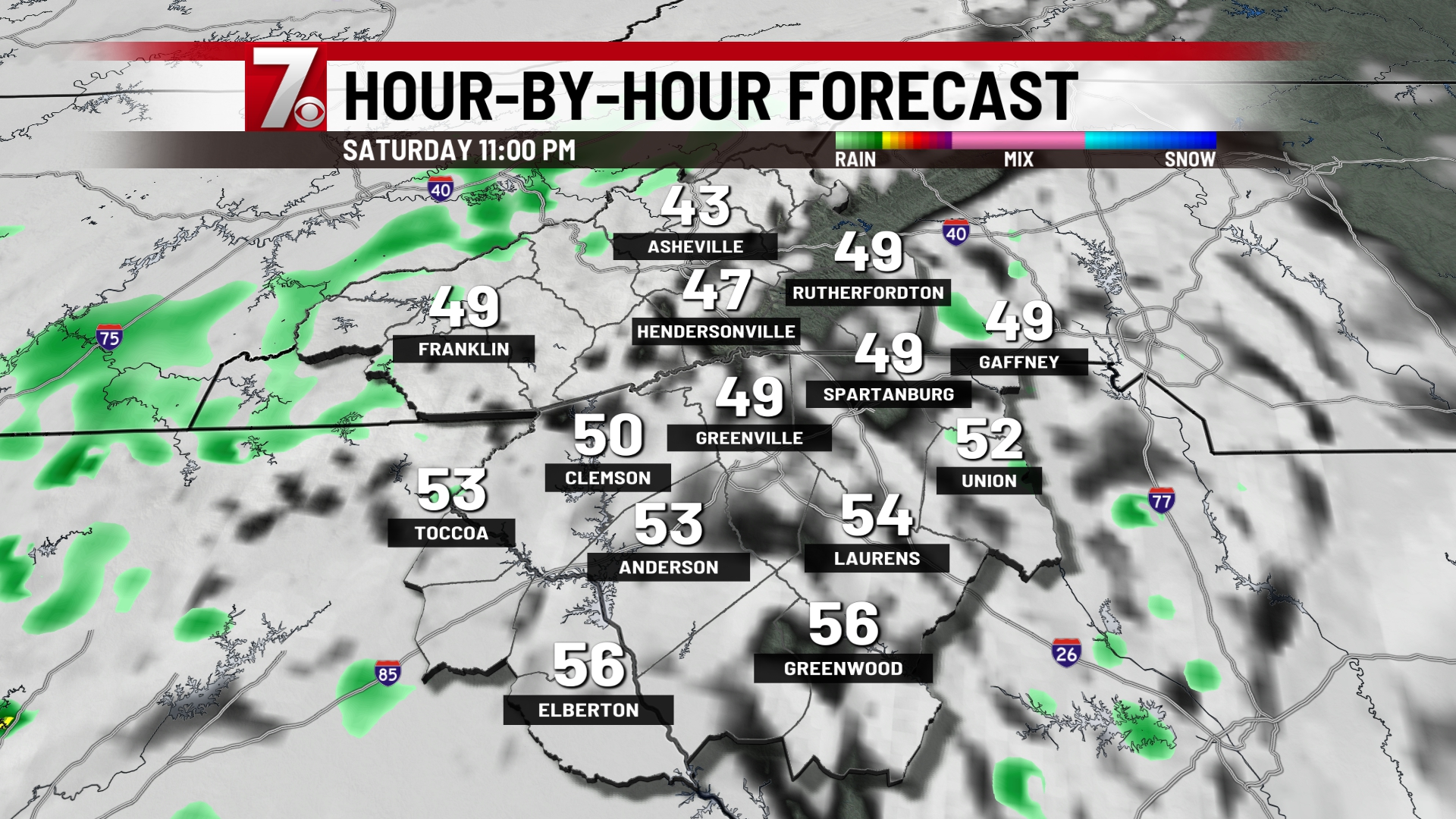 Weather Forecast for Greenville, Spartanburg, Anderson SC, WNC NE GA
