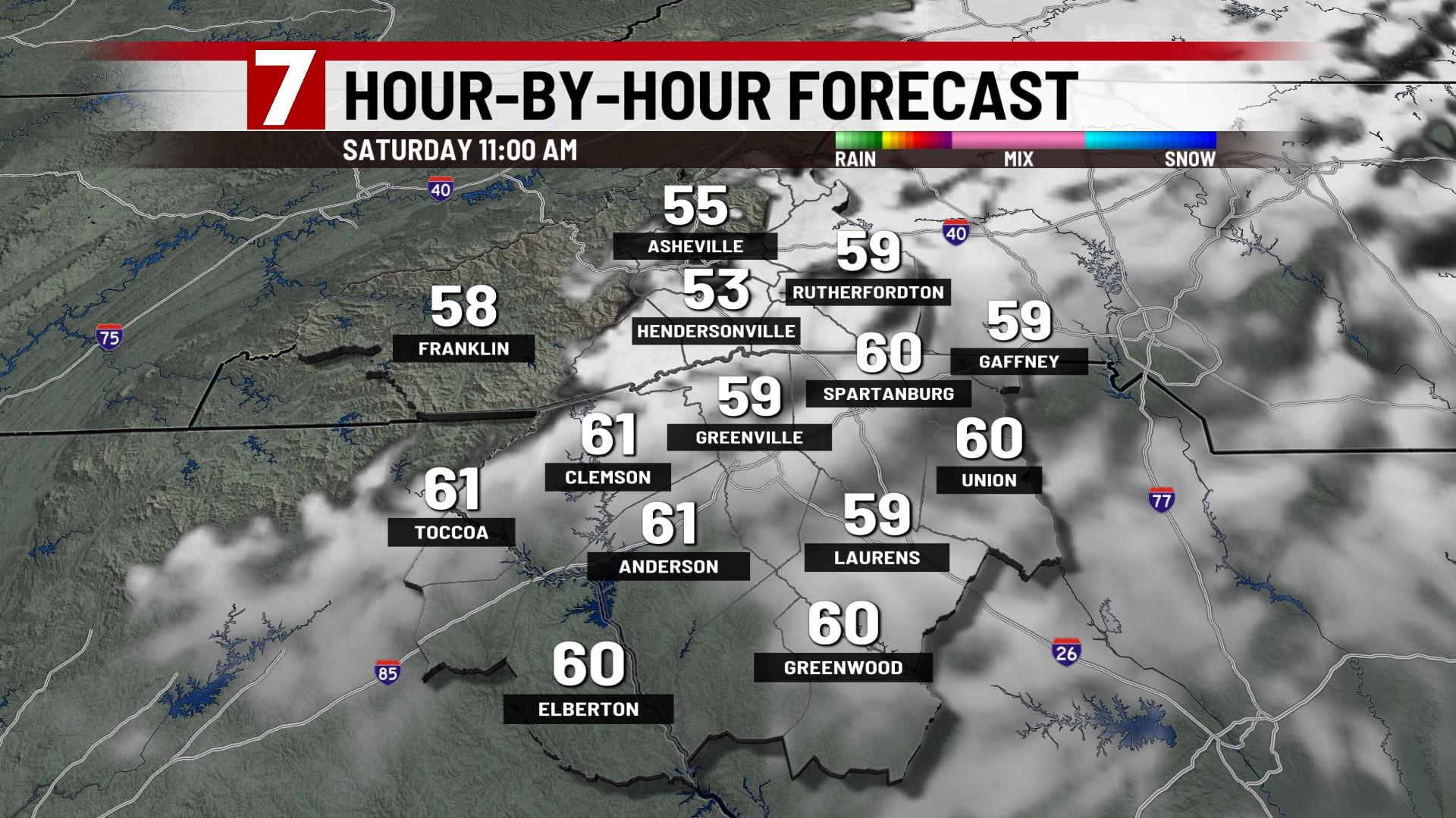 Weather Forecast for Greenville, Spartanburg, Anderson SC, WNC NE GA