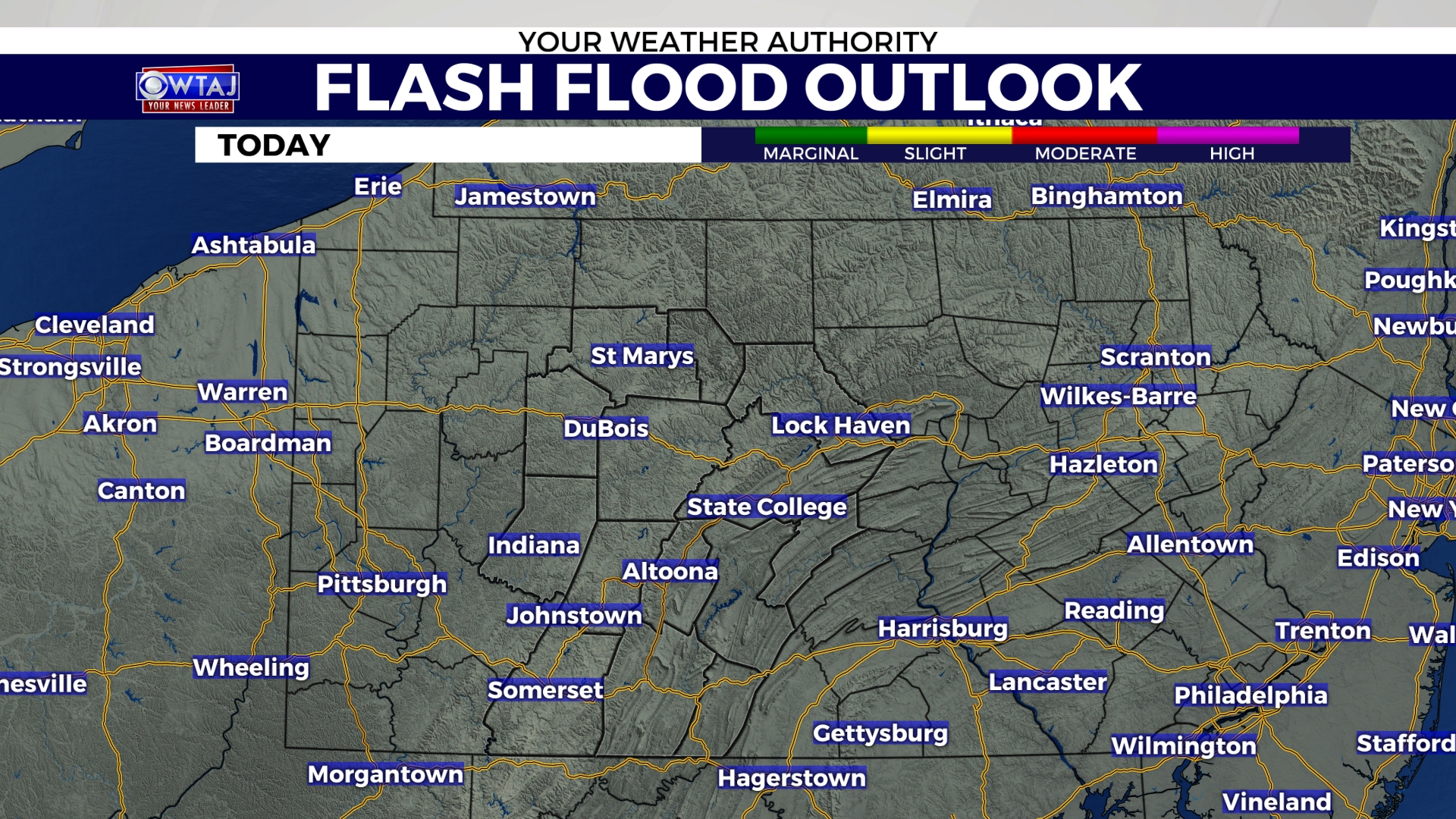 Springtown Weather Map Weather Maps | WTAJ | Your News Leader